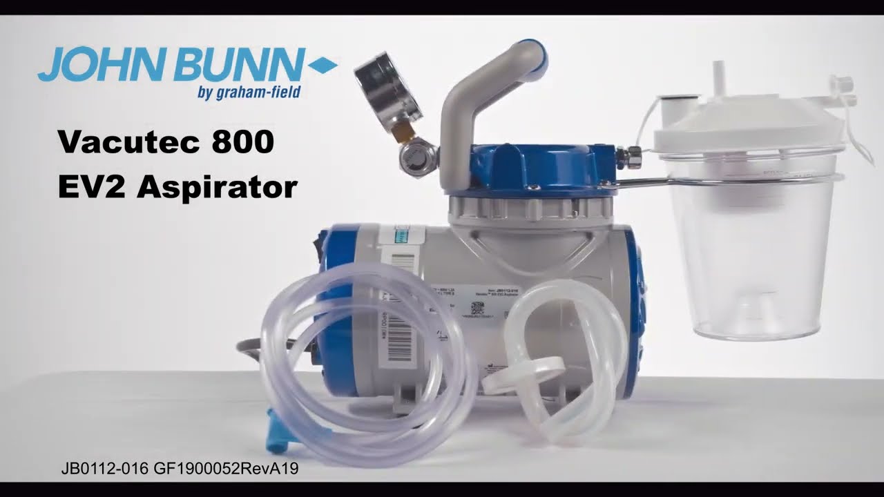 How to Use John Bunn Vacutec 800 EV2 Aspirator?