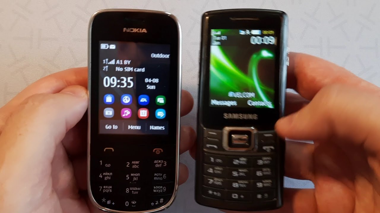 Incoming call & Outgoing call at the Same Time Samsung C5212 + Nokia 202