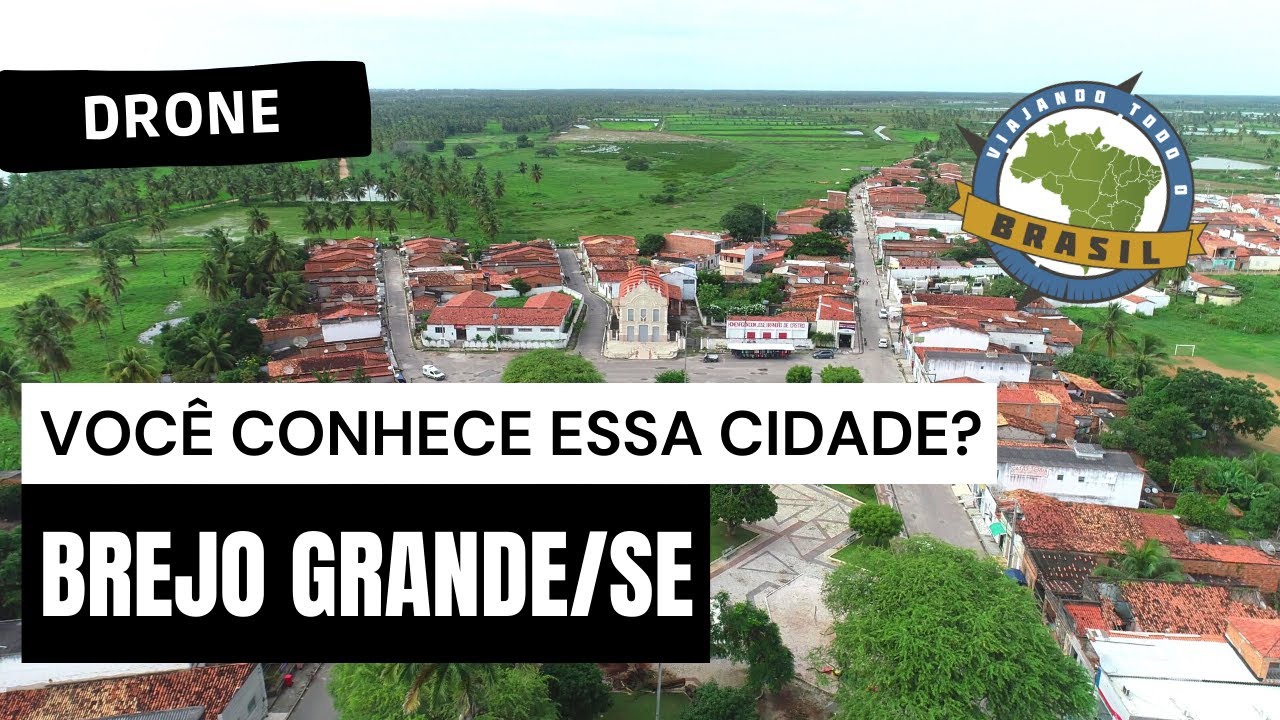 Brejo Grande/SE - Drone - Viajando Todo o Brasil