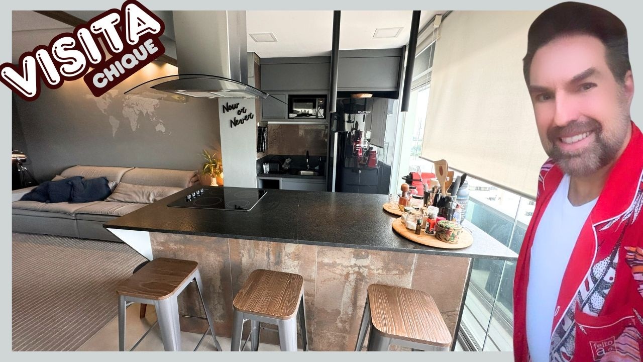 LOFT MASCULINO Moderno & Funcional | Industrial Contemporâneo | VISITA CHIQUE