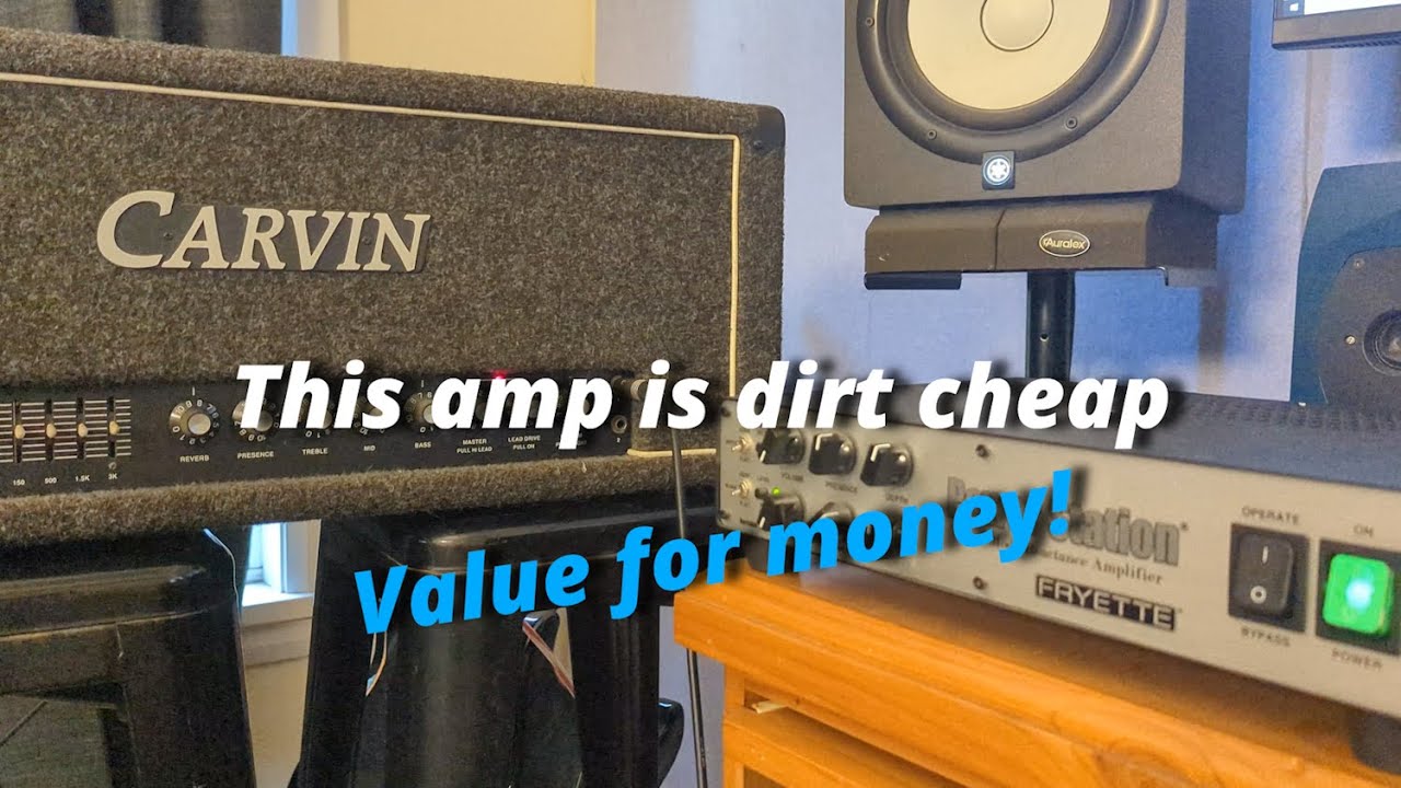 Carvin X100B - Steve Vai's overlooked 80s monster amp