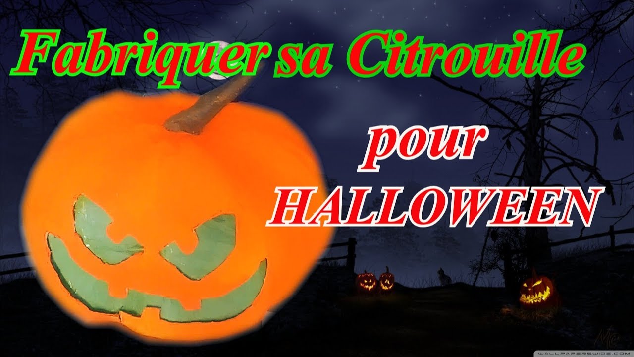 TUTO / DIY 💀  [ CITROUILLE POUR HALLOWEEN ] 👻