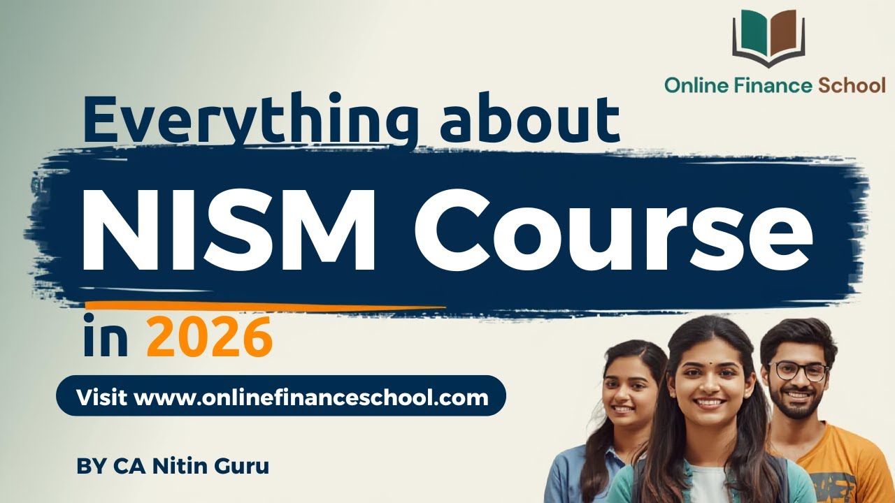 NISM Certifications Explained in Detail | Exams & Scope l Online Finance School l CA Nitin Guru