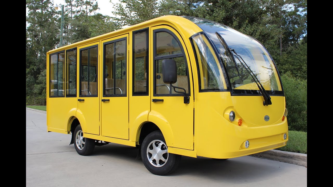 9 Passenger Enclosed Electric Shuttle from Bintelli Electric Vehicles