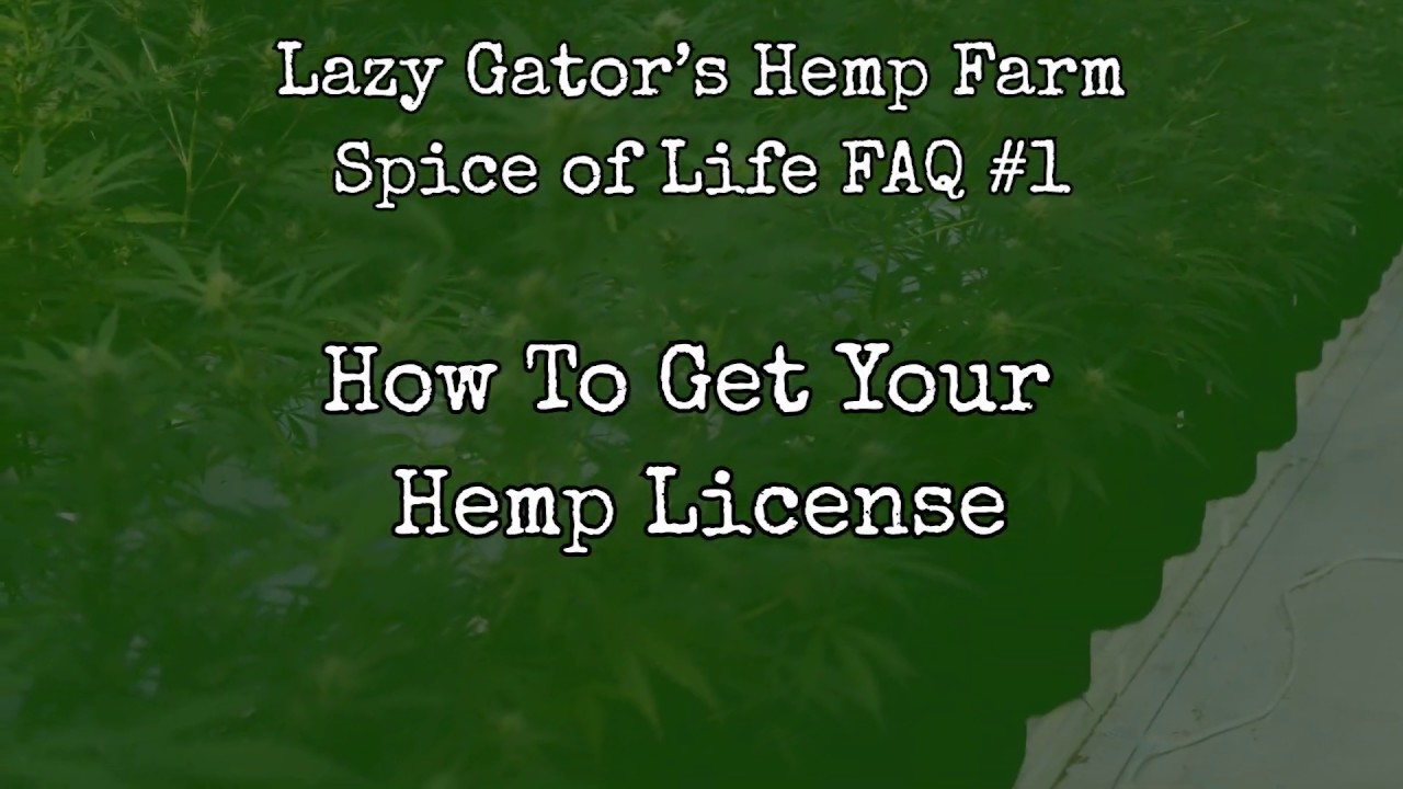How To Get Your Hemp License in NC || Lazy FAQ #1
