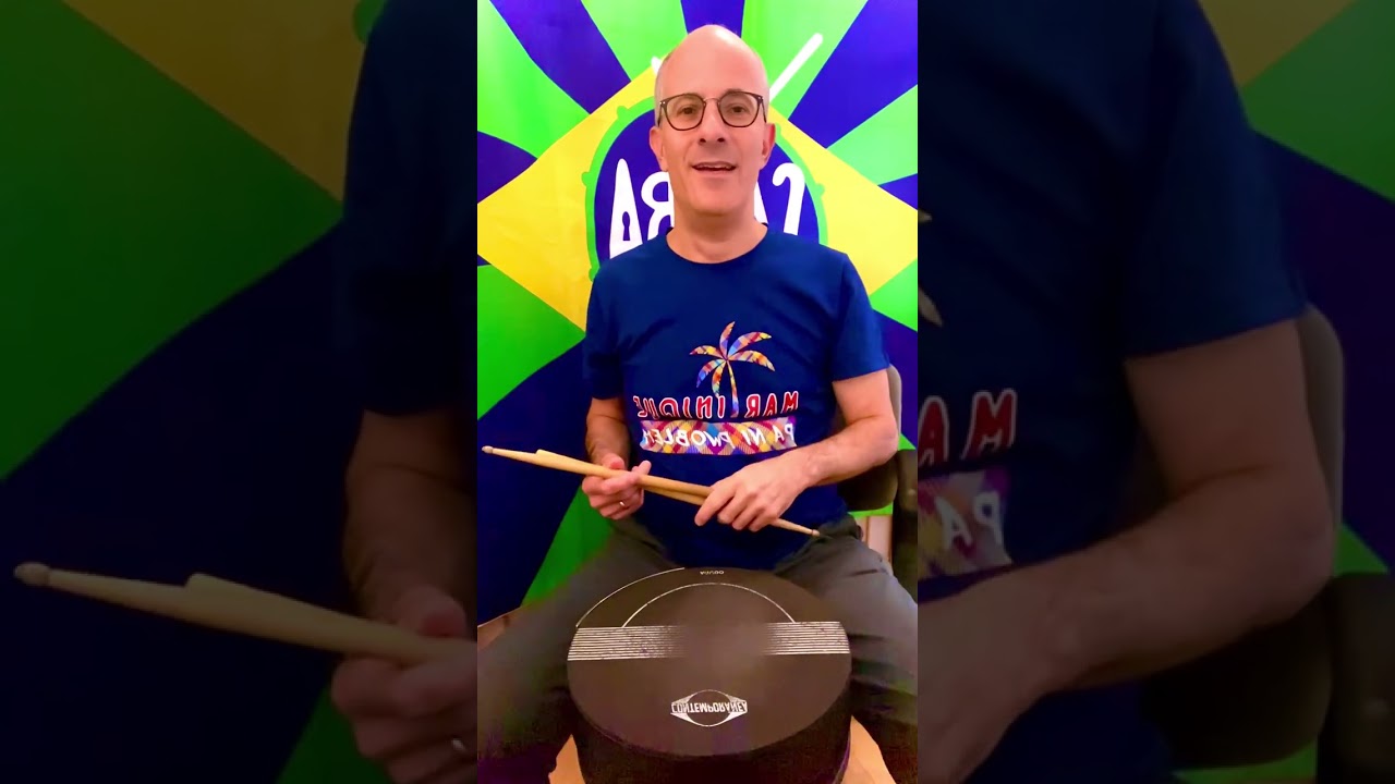 How To Play The Batida Reta (Basic Pattern for Samba) on Caixa