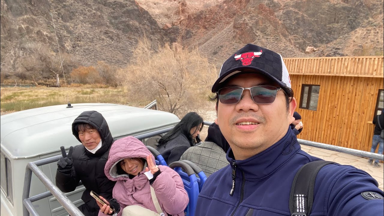 Taxi Ride at Black Canyon, Kazakhstan 