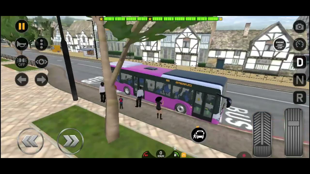 Playing bus simulator:EVO
