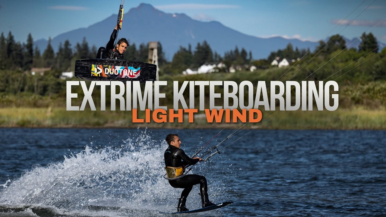 Extreme Kiteboarding at Jetty Island – Light Wind, Big Air!