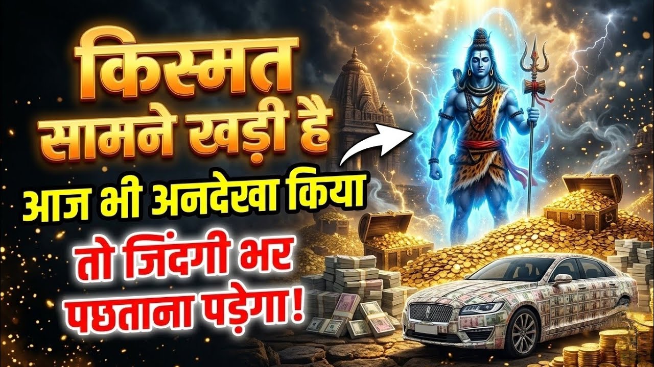 888 🌈 Mahadev ji ka sandesh 😭किस्मत सामने खड़ी है आज भी अनदेखा किया तो जिंदगी भर पछताएगा। #mahadev 