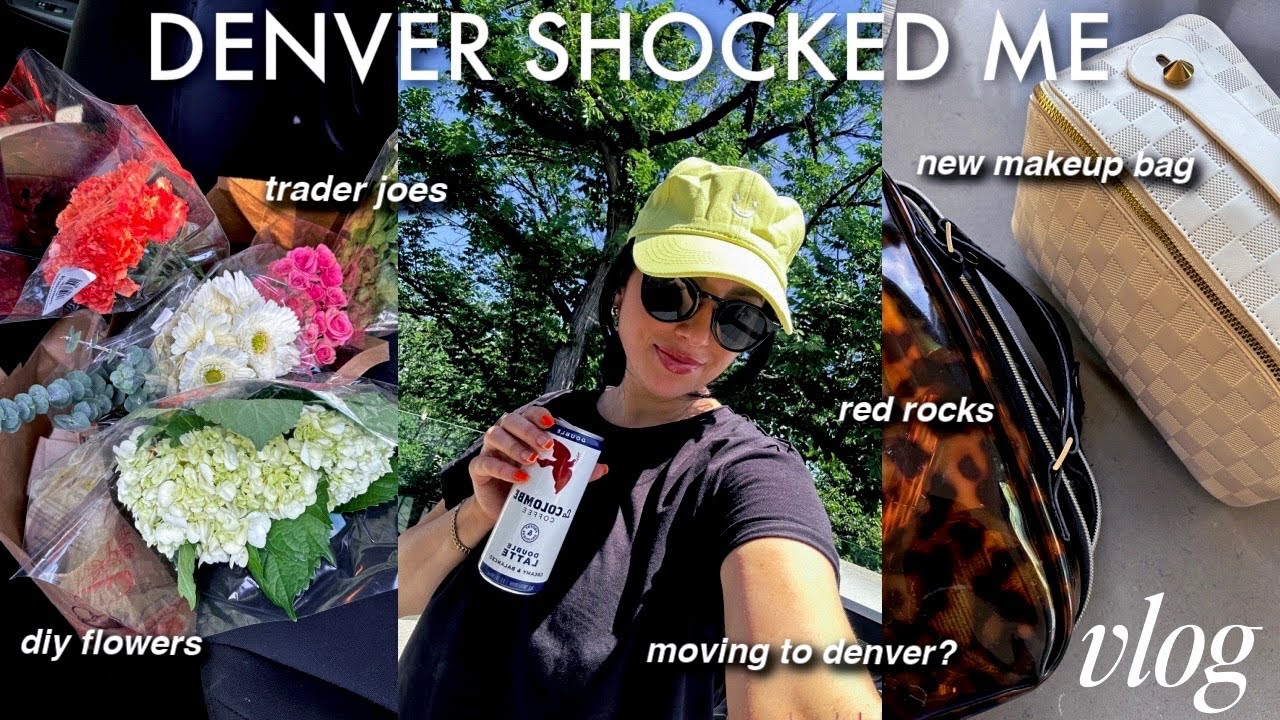 why denver SHOCKED ME, trader joes DIY flower arrangement, makeup bags...VLOG