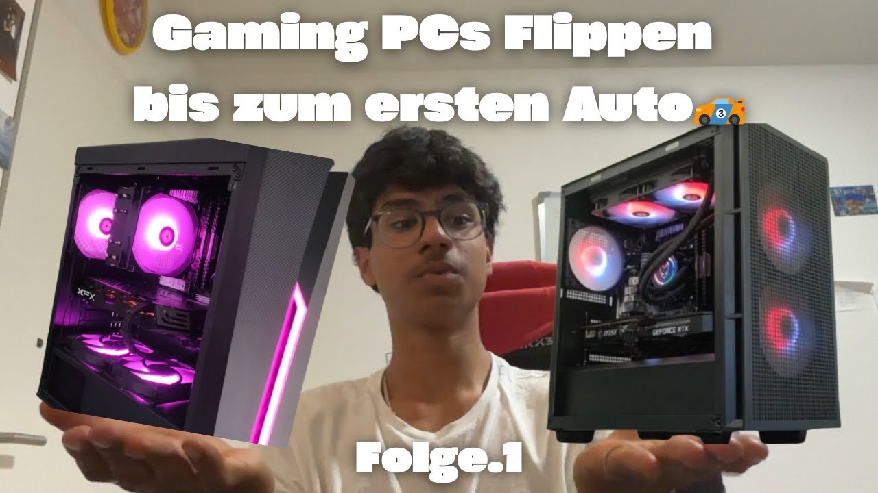 Gaming PCs Flippen bis zum ersten Auto🏎️ - FOLGE.1 - #pcflipping #gamingpcbuild #rgb #trending