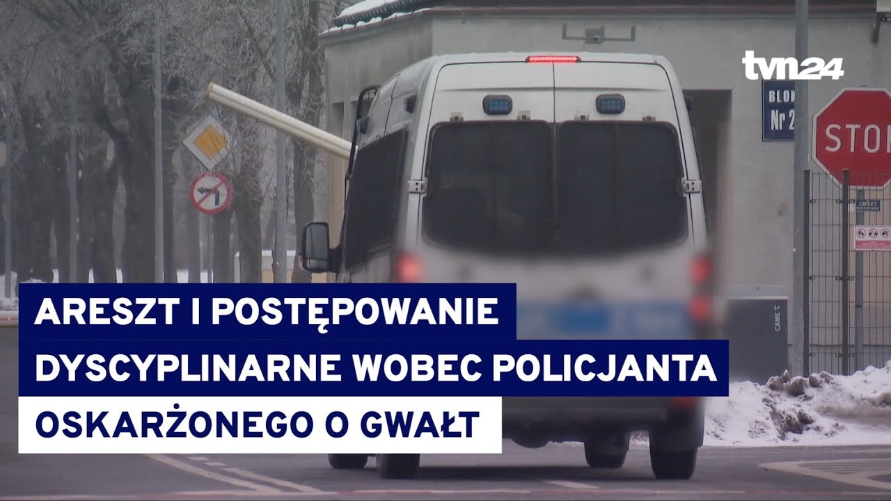 Policjant z zarzutem gwałtu aresztowany. Dyskusja w Sejmie @tvn24