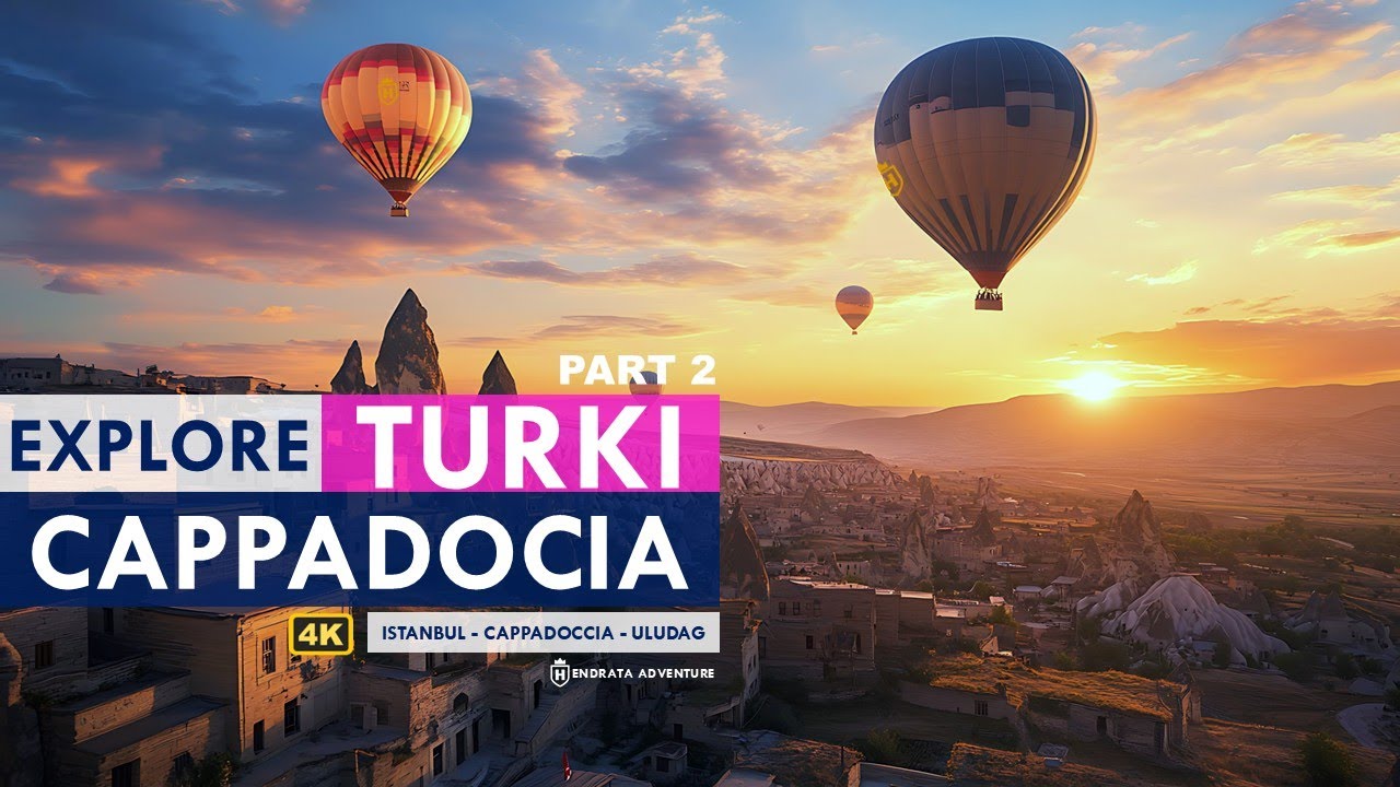 Vlog Turki: Berkendara dari Istanbul ke Cappadocia - Menjelajahi &Uuml;rg&uuml;p, G&ouml;reme, Avanos & Balon Udara