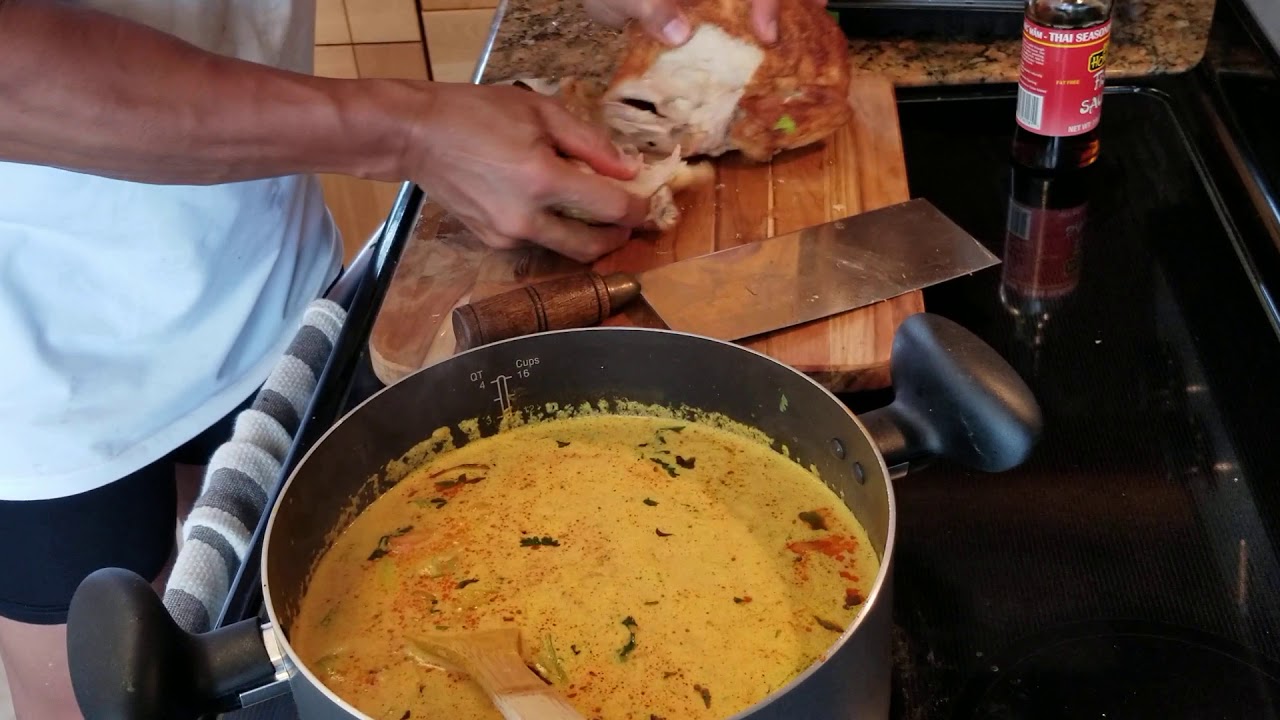 Simple Curry Chicken Soup & Healthy