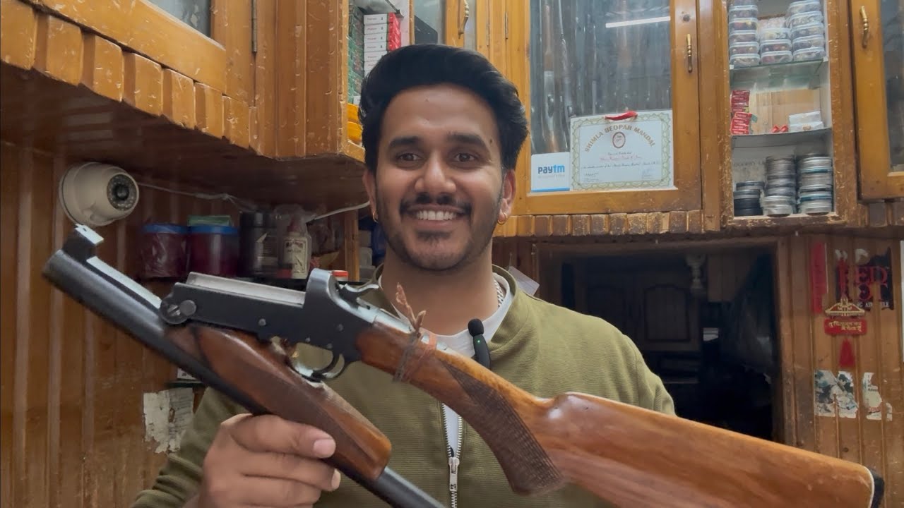 Unique Folding 12 bore Shotgun, Single Barrel, COUSINS Mandi HP. 12 Gauge Historic SBBL