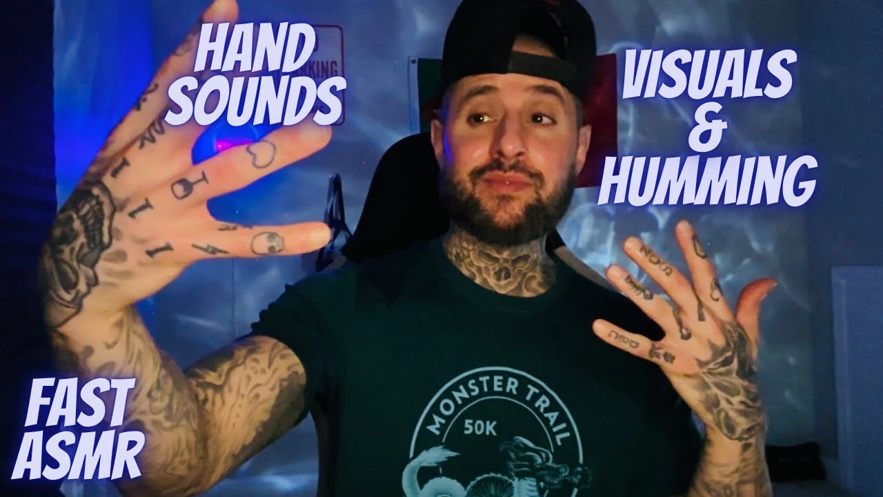 The Tingliest Humming,Hand Sounds & Visuals Video | Fast & Aggressive ASMR