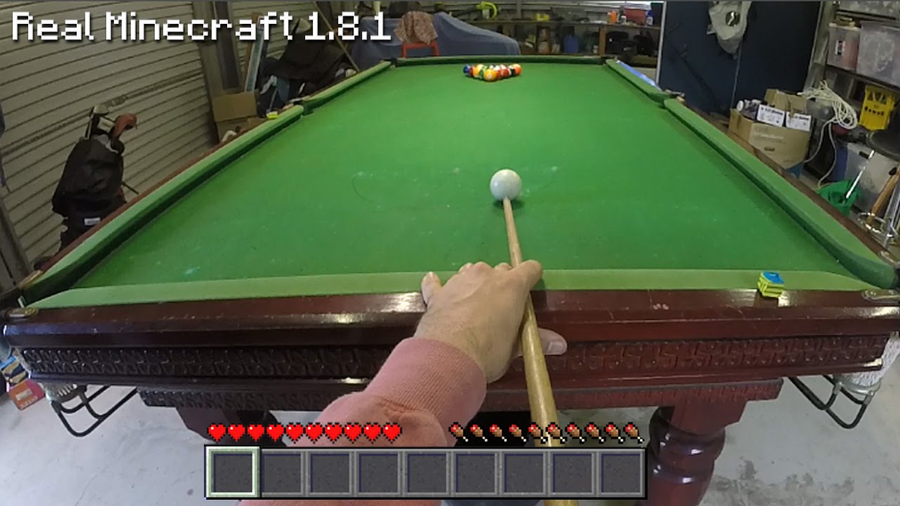 Real Life Minecraft - HOW TO PLAY POOL/SNOOKER
