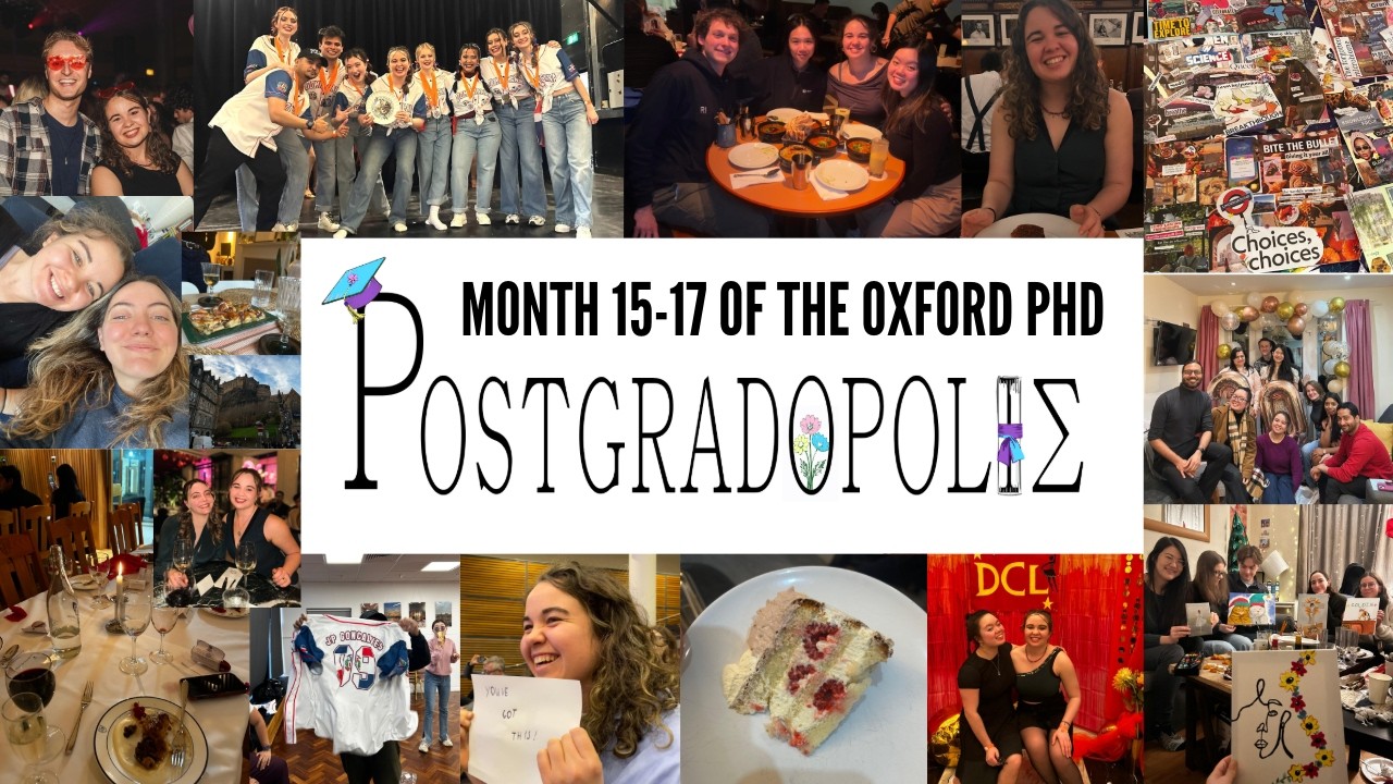 MONTHS 15-17 OF THE OXFORD PHD I Painting evening in the flat, NYE in Greece & Team winning silver