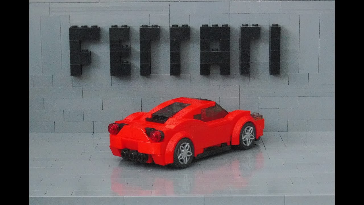 LEGO 2015 Ferrari 458 Italia  - MOC Instructions