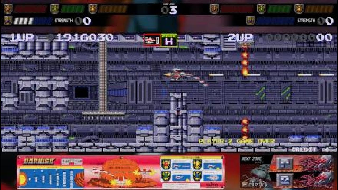 Darius Cozmic Collection: Arcade Edition (PS4) / Darius II - Route ABDGKPZ