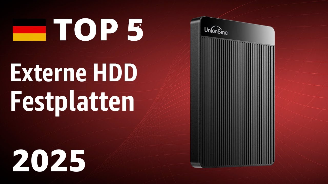 TOP&mdash;5. Beste Externe HDD Festplatten. Test & Vergleich 2025