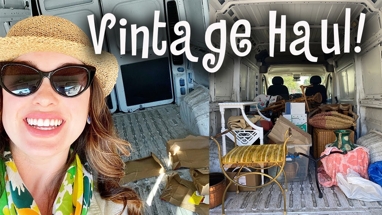 Packing Up An Empty Cargo Van With Antiques!