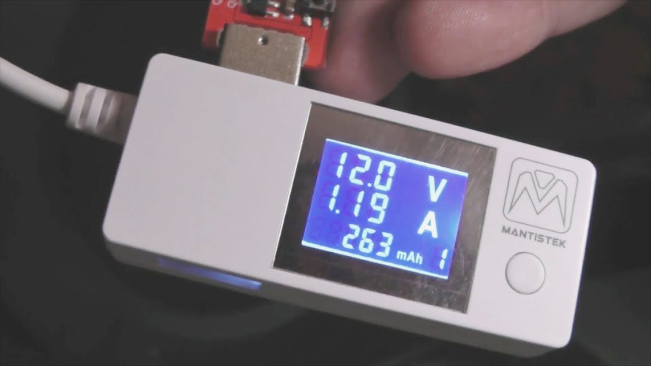 Charger doctor (тестер USB) 4-15V для Quick Charge устройств. MantisTek White tail cw3002d