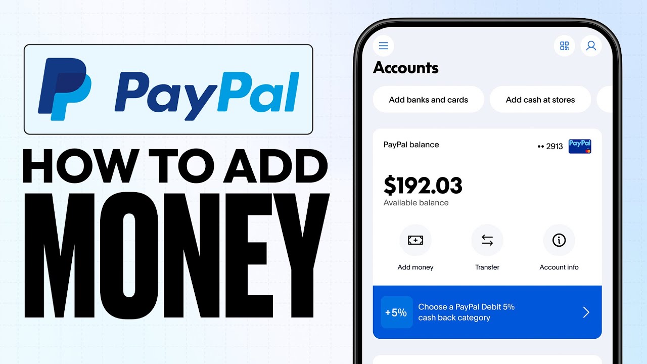 How to Add Money to Paypal Account (2026)