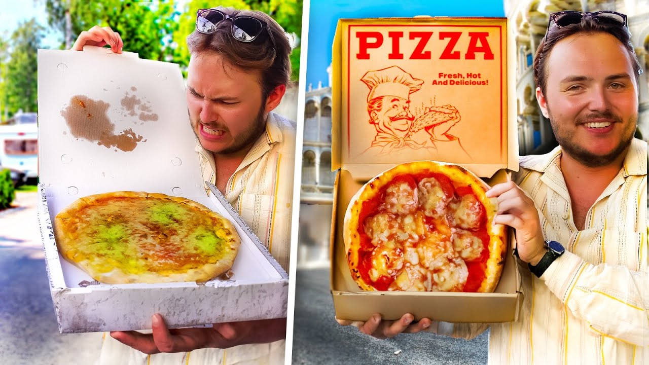 Ich habe die schlechteste Pizza in Italien bestellt