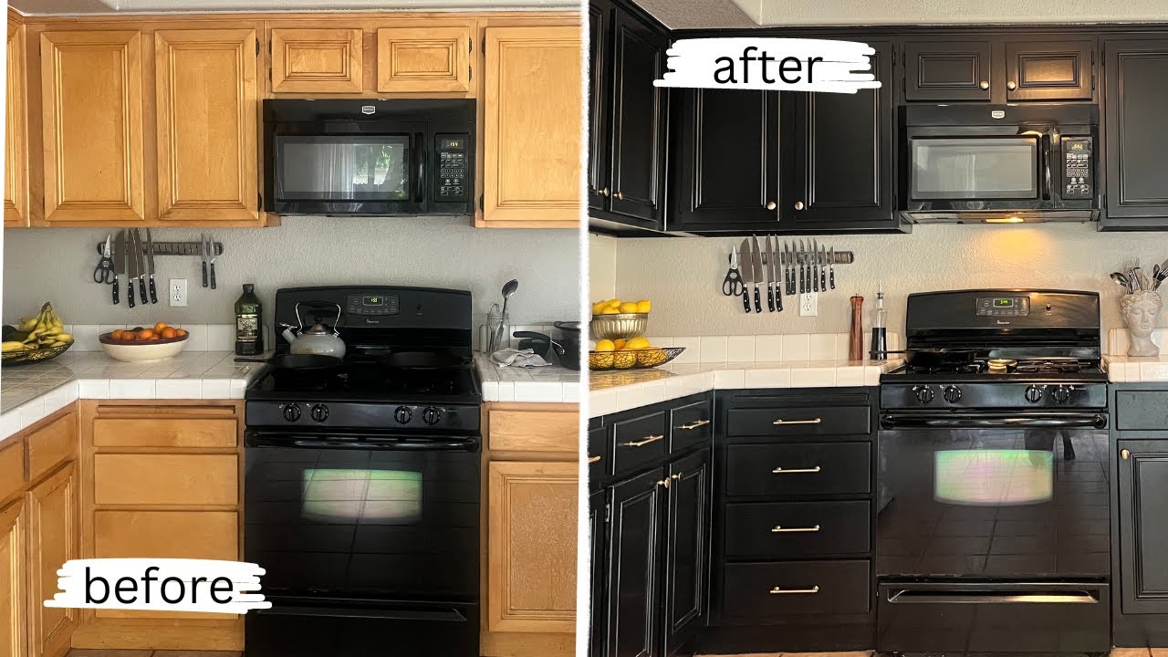 PAINTING KITCHEN CABINETS | DIY KITCHEN MAKEOVER