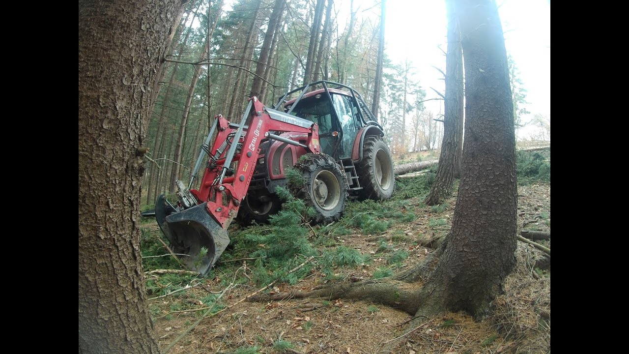 Zetor Forterra 125 približovanie dreva