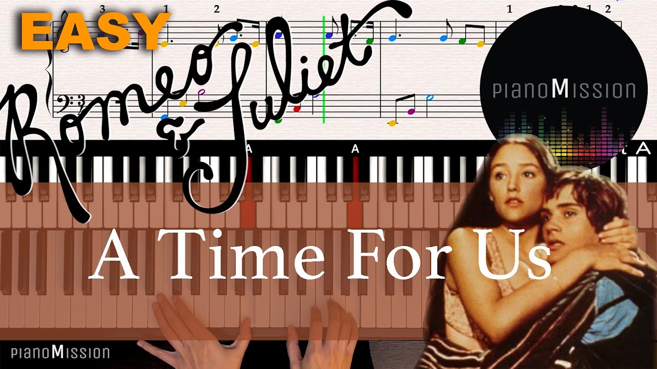 [Real Piano Tutorial] A TIME FOR US_Romeo & Juliet with music Follow-Up Tutorial