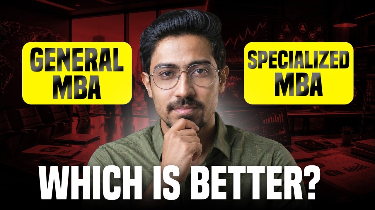 General Vs Specialized MBA? Which one pays more and which one should you choose?