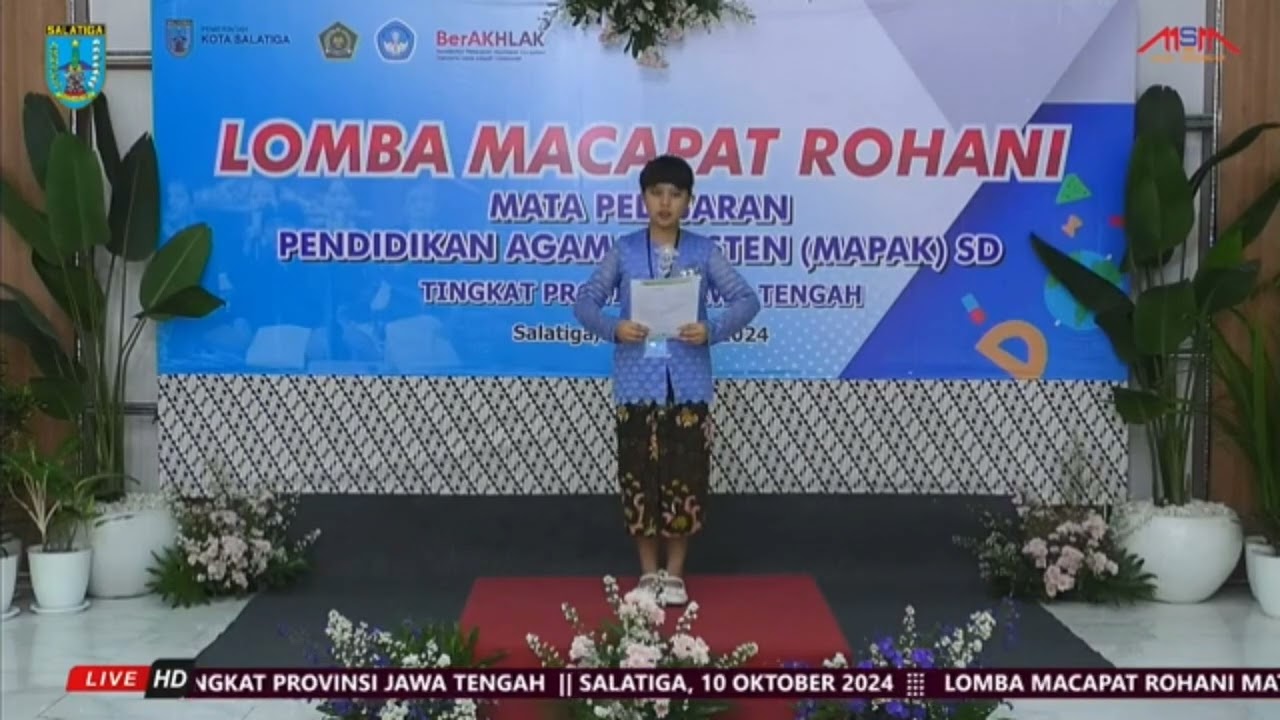 Lomba Macapat Tingkat Provinsi Jawa Tengah