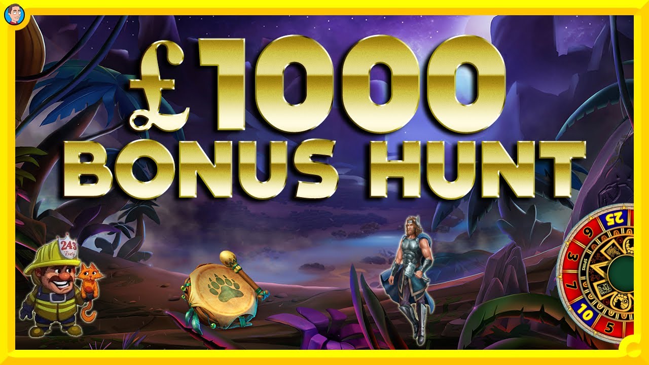 &pound;1000 BONUS HUNT!! : DRUIDS DREAM, LONG PAO, PRIMAL & MORE!!