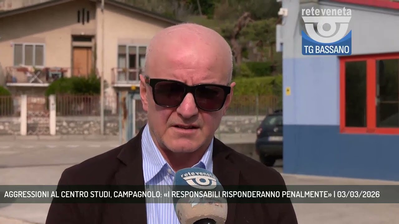 AGGRESSIONI AL CENTRO STUDI, CAMPAGNOLO: «I RESPONSABILI RISPONDERANNO PENALMENTE» | 03/03/2026