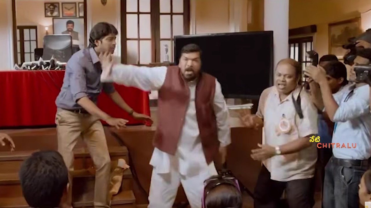 Allari Naresh & Posani Krishna Murali Movie Funny  interview Scene | @netichitralu