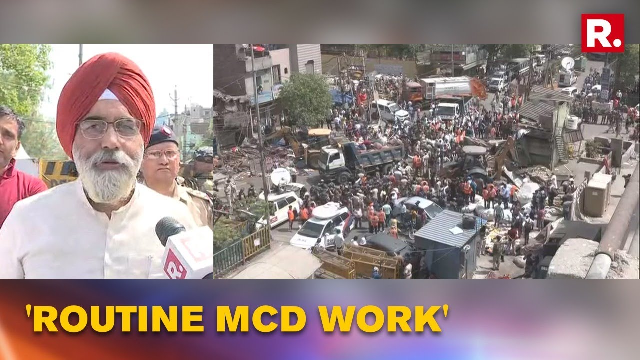 North Delhi Mayor Arrives At Jahangirpuri, Clarifies Intentions Behind Anti-Encroachment Drive