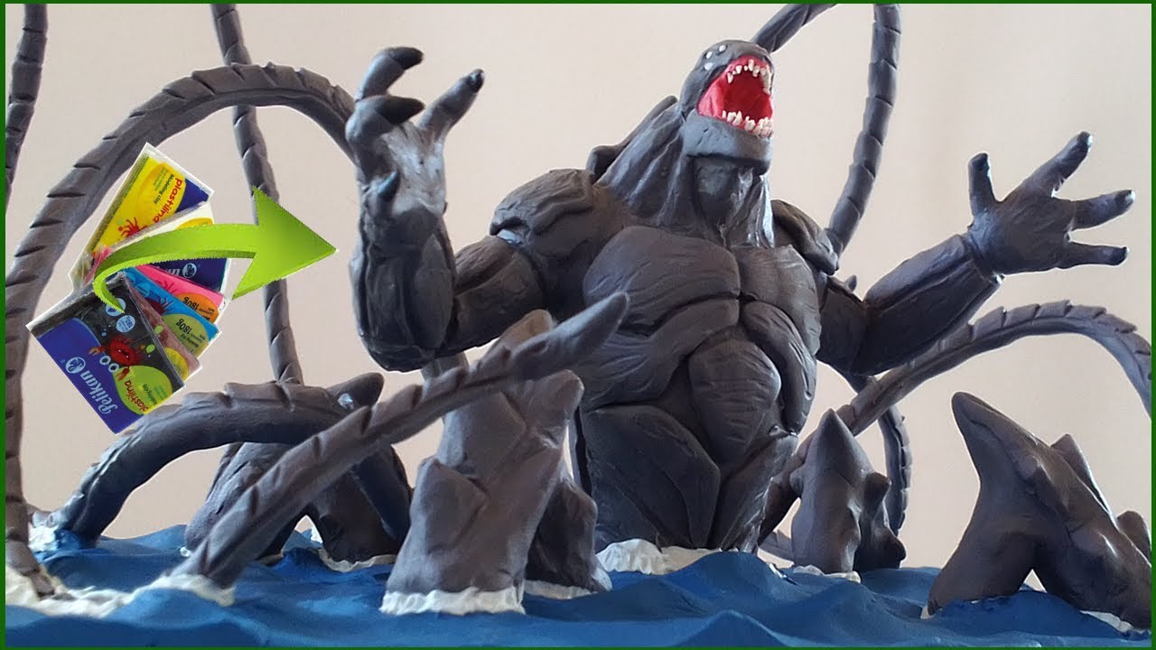 KRAKEN WITH CLAY/PLASTILINA. Clash of the Titans.