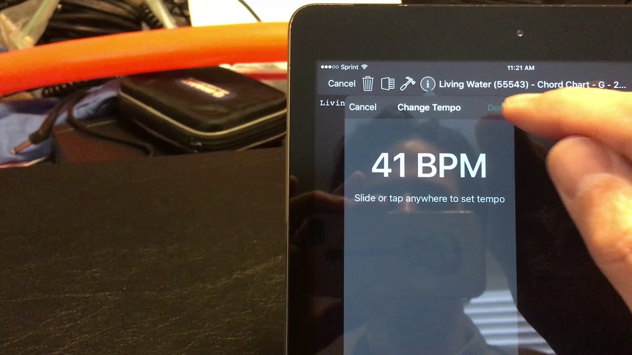 Syncing The Helix BPM With OnSong's Tempo