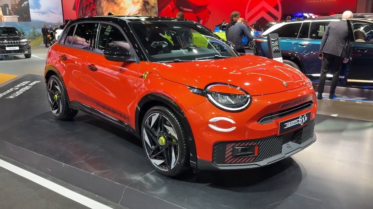 New Abarth 600e Competizione (2026) – The Ultimate Electric Hot Hatch! | 280 HP Walkaround Brussels