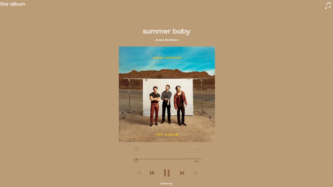 jonas brothers - summer baby (sped up)