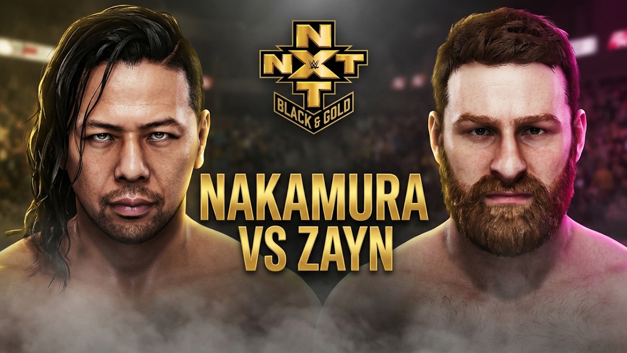 NXT Black & Gold Era - Shinsuke Nakamura vs Sami Zayn