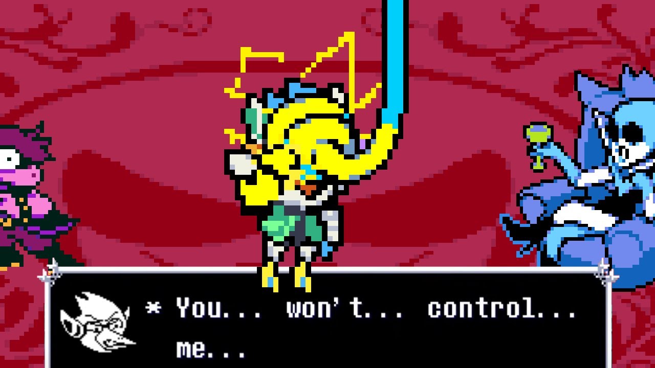 Berdly Breaks His Arm | Deltarune Chapter 2 Possible Ending