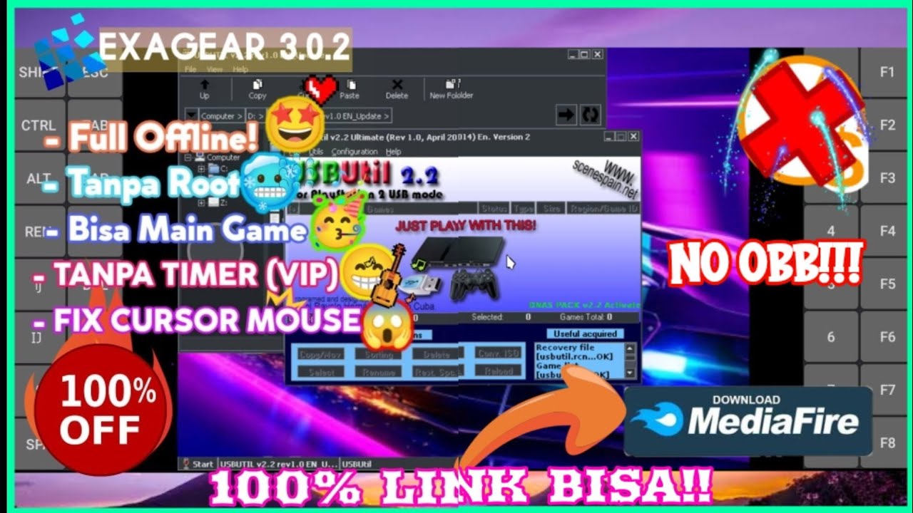 EMULATOR PC FOR ANDROID 🤩 | EXAGEAR 3.0.2 | FREE  LINK DOWNLOAD DESCRIPTION VIDEOS 👇👇