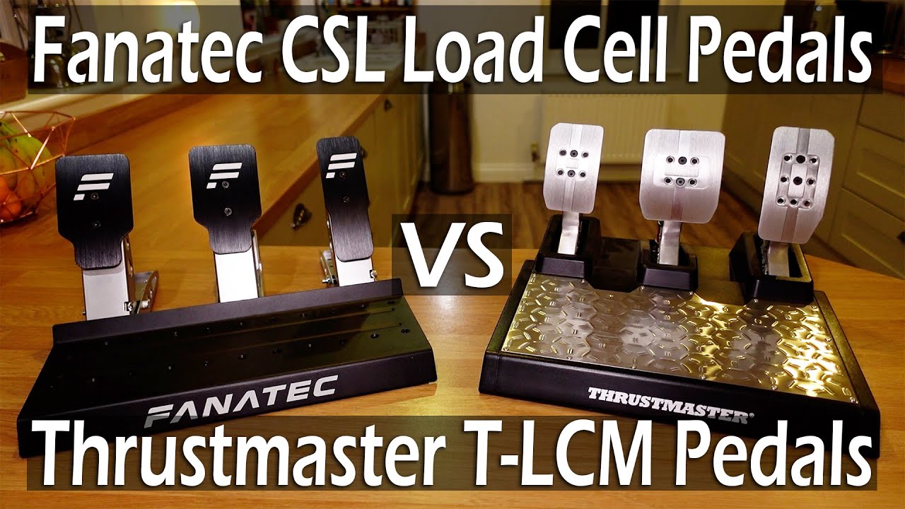 Тензодатчик Fanatec CSL против педалей Thrustmaster T-LCM!