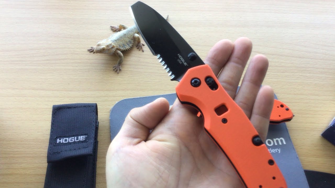 Hogue trauma knife!Benchmade,hogue,spyderco,emerson,deka,Microtech,tops,Dawson,s45vn,spy27,n680,