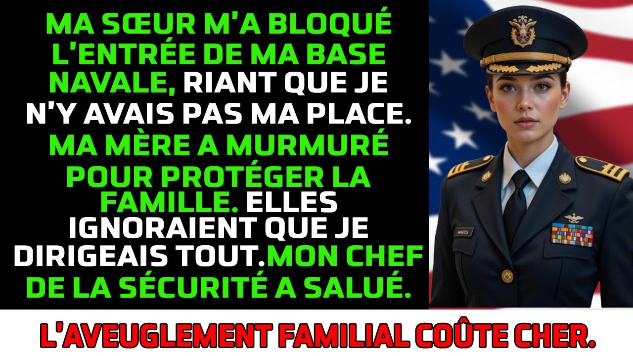 Ma sœur s'est moquée de ma carrière — son contrat de défense atterrit sur mon bureau !