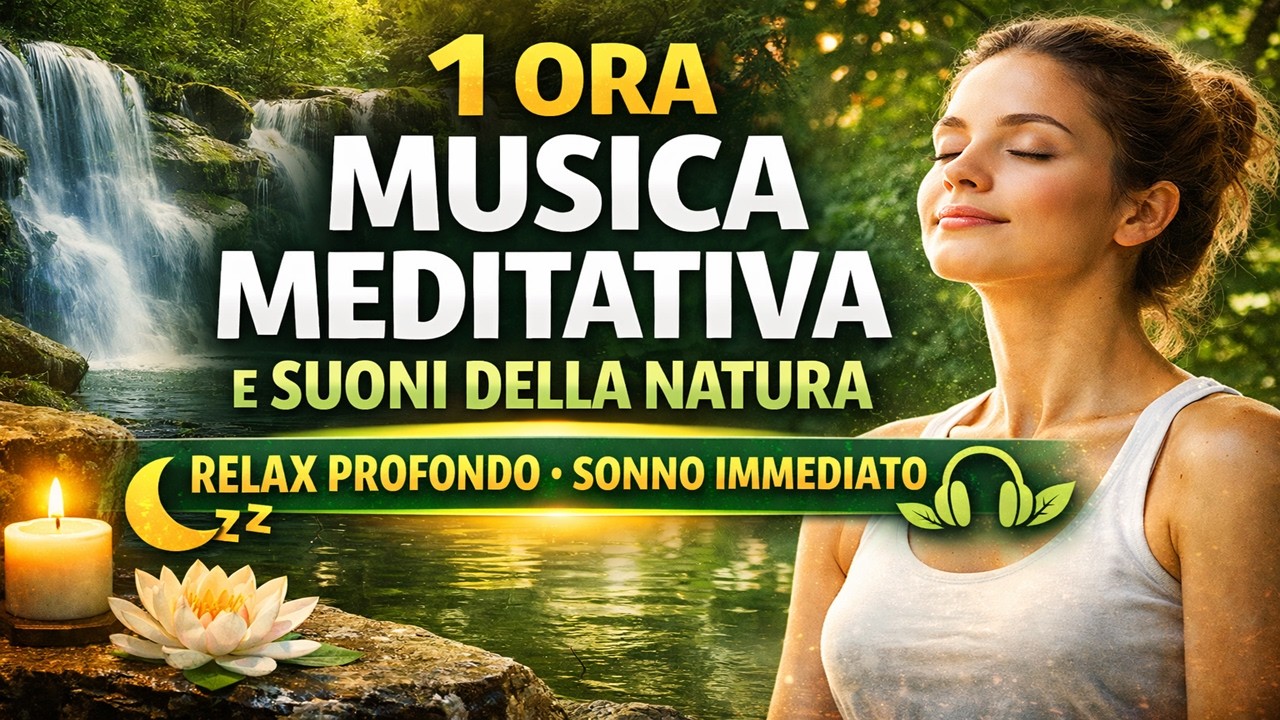 1 Ora Musica Meditativa con Suoni Naturali | Relax Profondo, Sonno Immediato